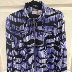 Zenergy by Chicos zip up jacket size 1